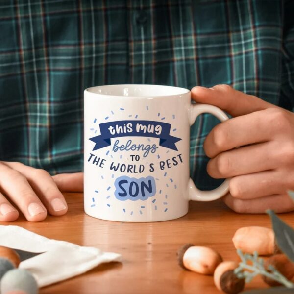 Worlds Best Son Mug joke gift